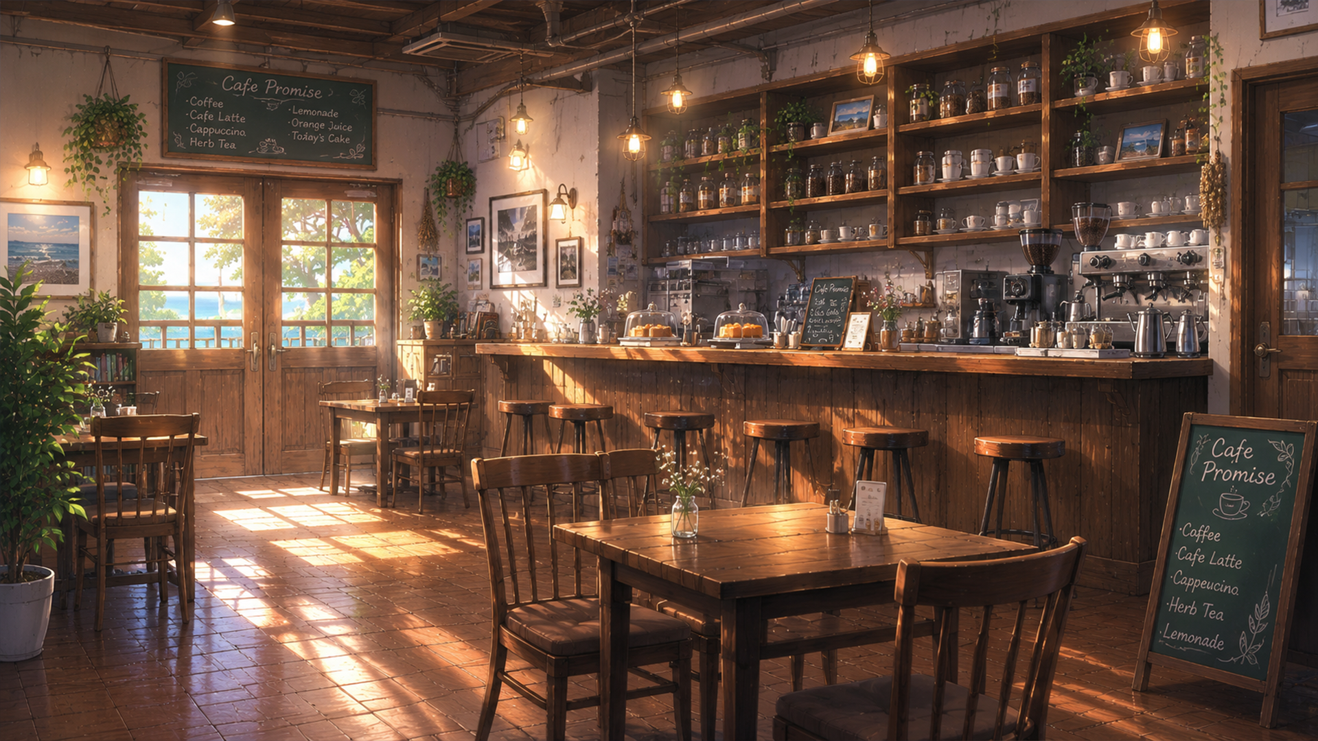 静かな夜のCafe Promise
